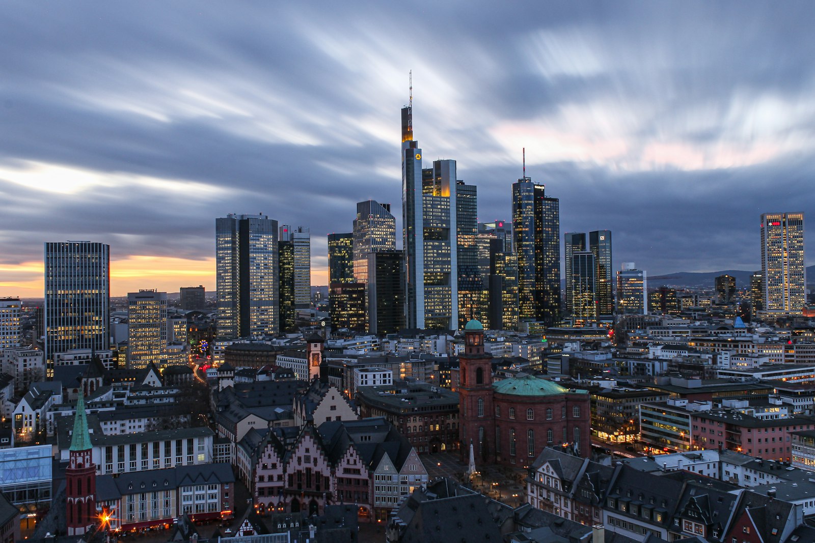 Skyline van Frankfurt am Main